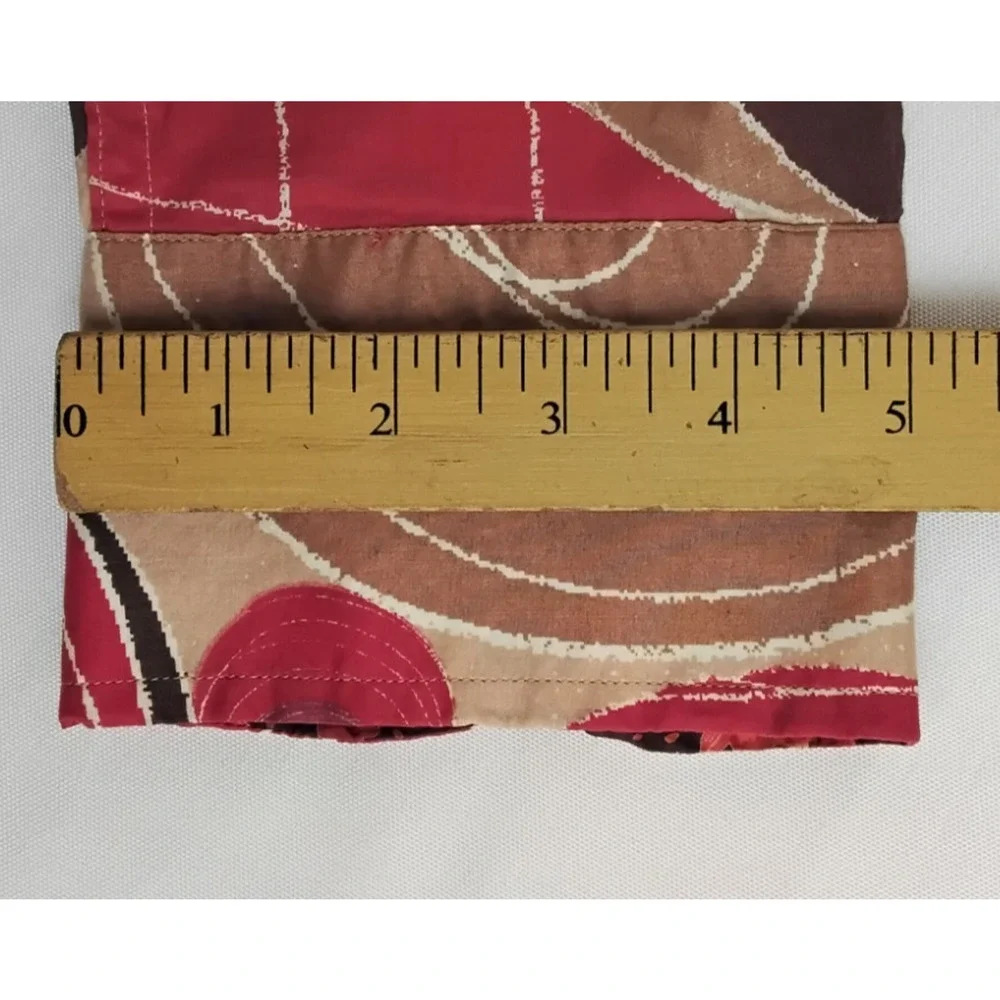 Robert Graham Button -Up Shirt Men's XL 100% Cotton Red Circular Print #Z5784